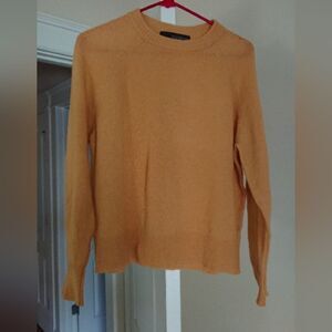 360 Cashmere Gracie Cashmere Sweater in Mustard size S